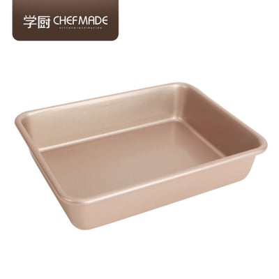 學廚Chefmade－香檳金9吋深長方烤盤6