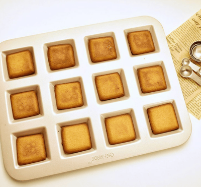 學廚Chefmade－香檳金12連正方型費南雪蛋糕模5