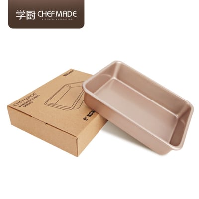 學廚Chefmade－香檳金9吋深長方烤盤5
