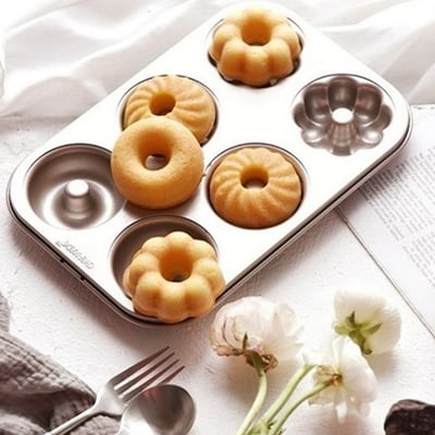 學廚Chefmade－香檳金6連三種甜甜圈模3