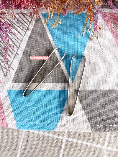 日本貝印KAI－拔毛夾（粗、細）2