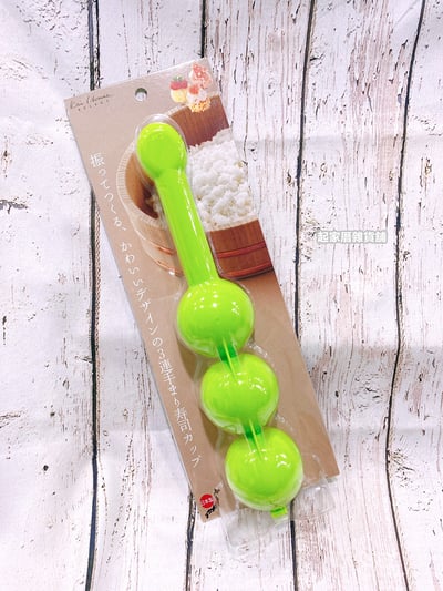 日本貝印KAI－三連圓球飯糰模型12