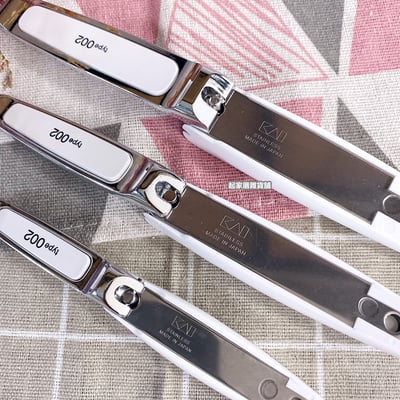 日本貝印KAI－type002 白色經典不鏽鋼指甲刀（S彎口／M彎口／L平口）5