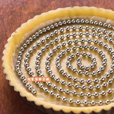 日本貝印KAI－不鏽鋼圓形派石（180cm／108g）10