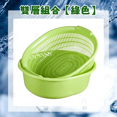 日本sanada－雙層瀝水籃15