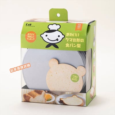 日本貝印KAI－小熊吐司模11