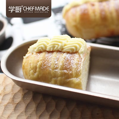 學廚Chefmade－香檳金不沾熱狗堡模（7吋）3