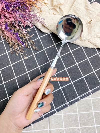 日本貝印KAI－木柄小湯杓2