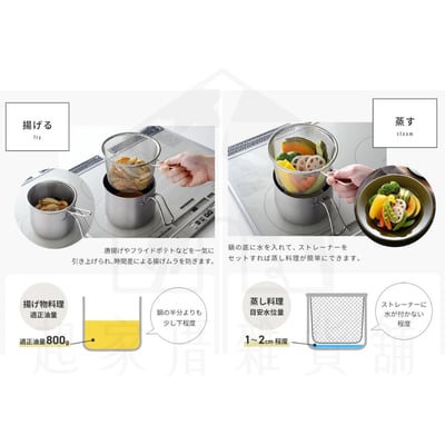 日本Arnest－不鏽鋼多功能鍋具（2.1L）11