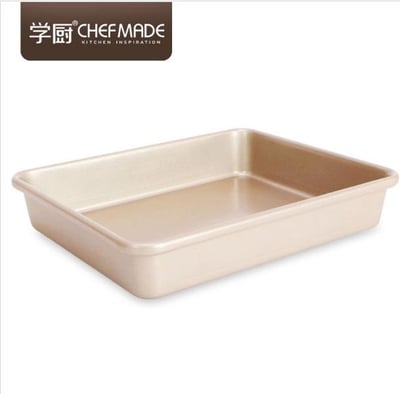 學廚Chefmade－香檳金11吋深長方烤盤7