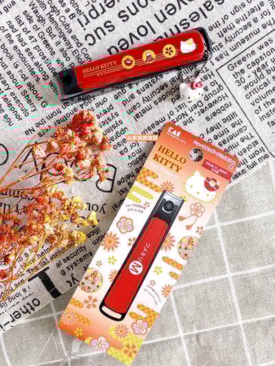 日本貝印KAI－Hello Kitty和風系列指甲刀（Ｍ／彎口）7