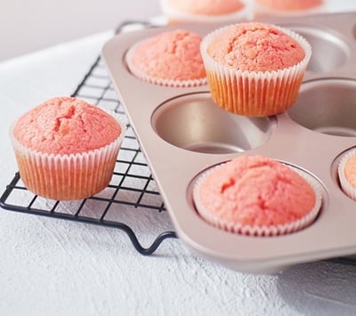 學廚Chefmade－香檳金12連馬芬蛋糕模2