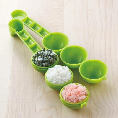 日本貝印KAI－三連圓球飯糰模型2