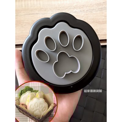 日本貝印KAI－貓咪掌印造型吐司壓模1
