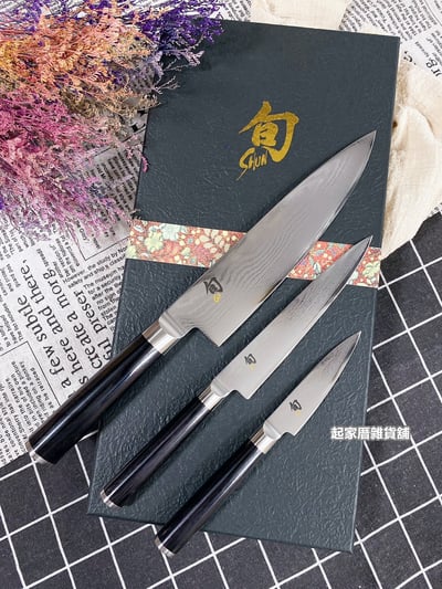 日本貝印 旬 Shun－龍紋主廚刀禮盒組（3件組）7