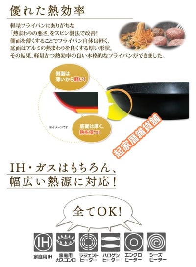 日本貝印KAI－深型／一般輕量IH平底鍋（20~32cm）7