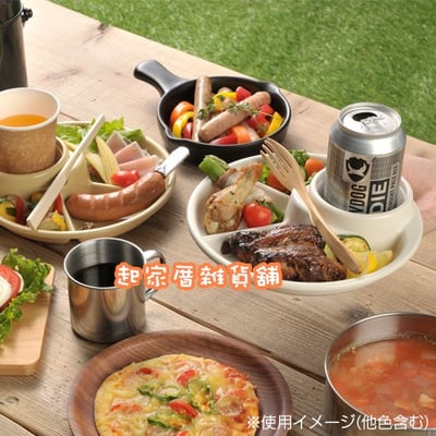 日本inomata－野餐派對分隔盤（圓形／方形）7