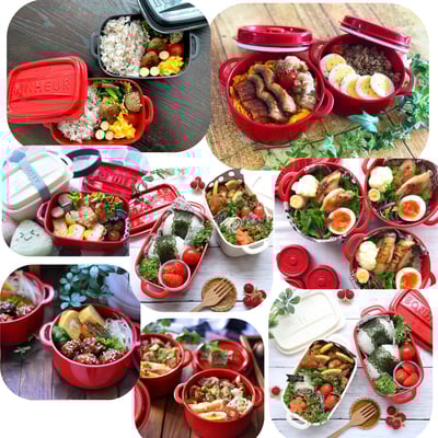 日本YAMADA山田化學－鑄鐵鍋造型保鮮盒4