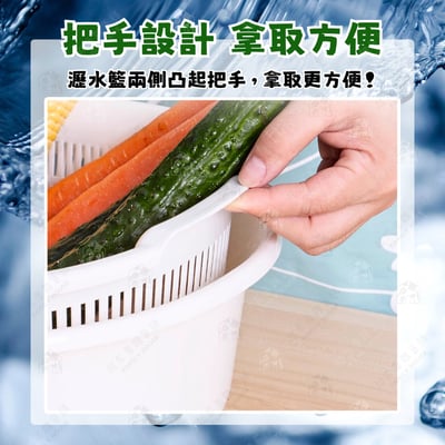 日本sanada－雙層瀝水籃7