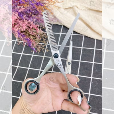 日本貝印KAI－關孫六一體成形不鏽鋼理髮剪／打薄剪5