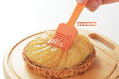 日本cakeland－矽膠塗油刷（橘）3