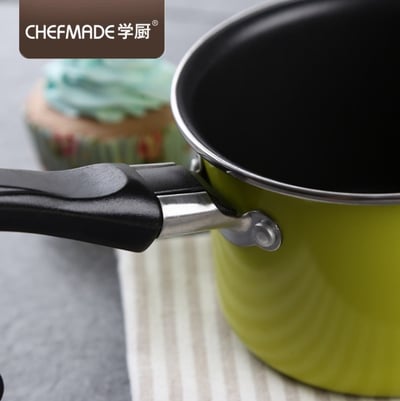 學廚Chefmade－迷你不沾牛奶鍋（粉／綠）6