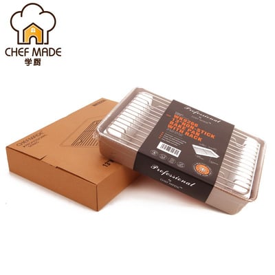 學廚Chefmade－13吋不沾烤盤＋散熱架（淺型／深型）9