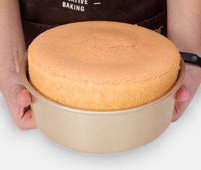 學廚Chefmade－香檳金活底圓形蛋糕模（6吋／8吋）4