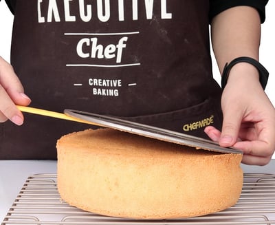 學廚Chefmade－香檳金活底圓形蛋糕模（6吋／8吋）5