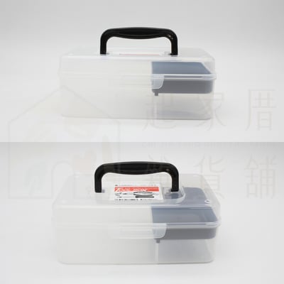 日本sanada－手提透明收納盒7