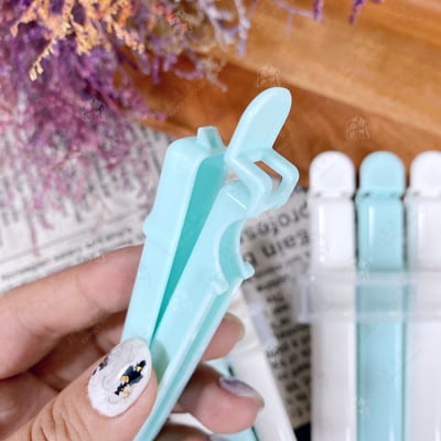 日本inomata－藍白密封夾4