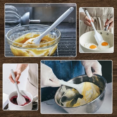 日本cakeland－一體成形矽膠刮平刀10