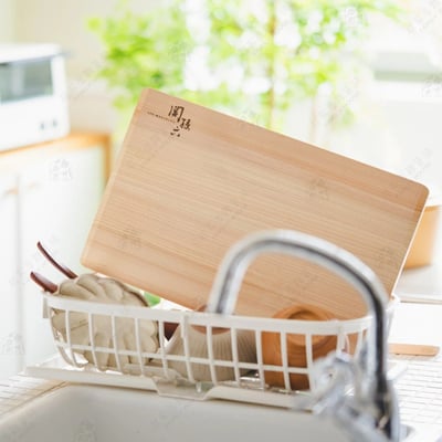 日本貝印KAI－關孫六可站立檜木砧板8