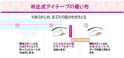 日本LUCKY－透明雙眼皮貼（30回／附棒子）3