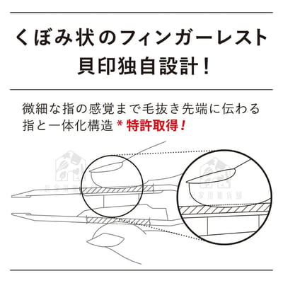 日本貝印KAI－不鏽鋼眉夾4