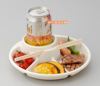 日本inomata－野餐派對分隔盤（圓形／方形）9