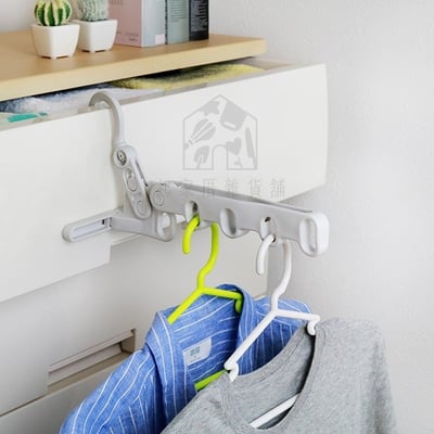 日本 AISEN－可折疊5連掛鉤曬衣架5