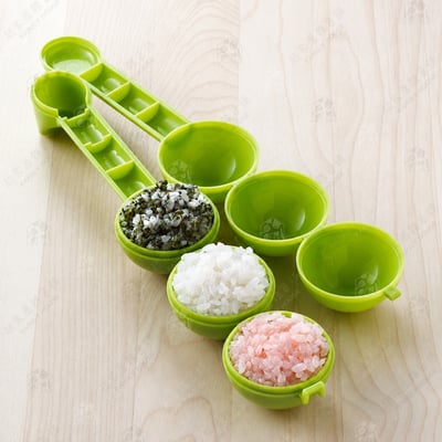 日本貝印KAI－三連圓球飯糰模型2