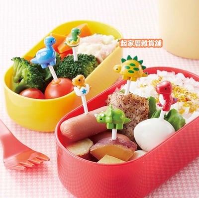 日本TORUNE m'sa－恐龍造型食物裝飾固定叉2