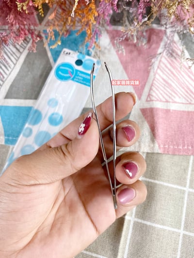 日本貝印KAI－斜口拔毛夾3