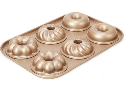 學廚Chefmade－香檳金6連三種甜甜圈模5