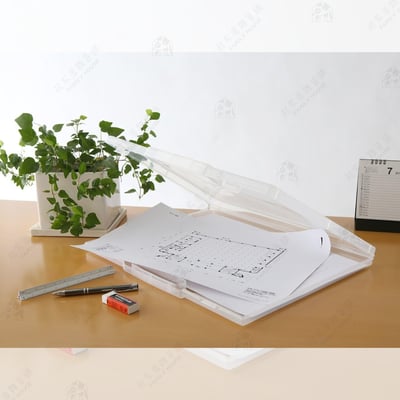 日本和泉化成－A3 A4 透明可提收納盒5