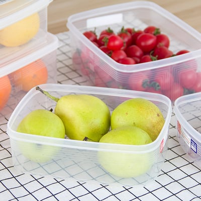 日本NAKAYA－長方形透明保鮮盒（830ml）7