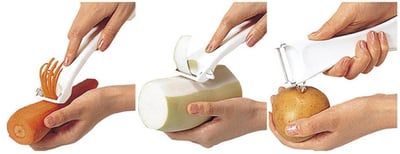 日本貝印KAI－兩用刮皮器（刮皮／刨絲）4