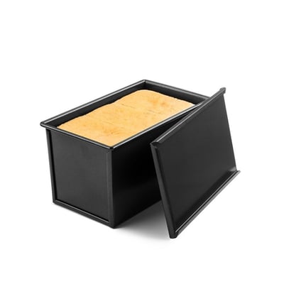 學廚Chefmade－黑金剛 不沾滑蓋吐司模（450g）3