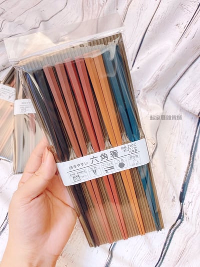 日本SUNLIFE－六角耐熱防滑筷9