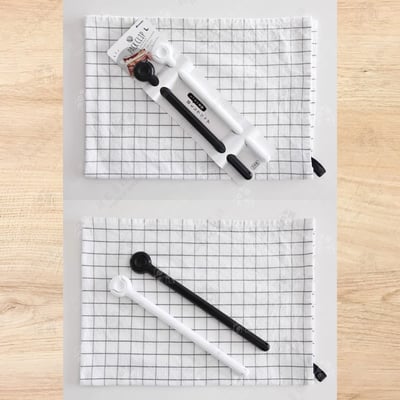 日本inomata－黑白密封夾（2入／加長型）6