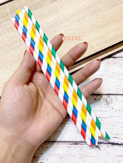 台灣製－環保♻️耐用紙吸管（粗／細）5