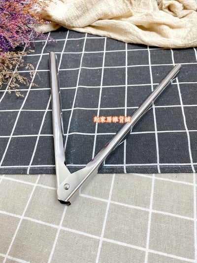 日本cakeland－TIGERCROWN－不沾手不鏽鋼擠壓夾4