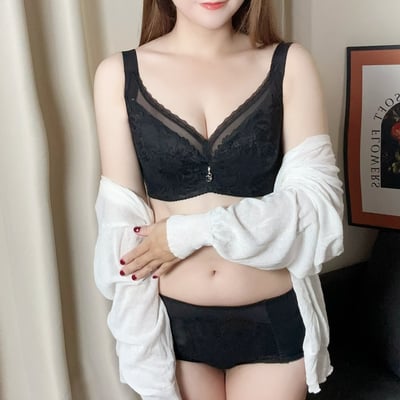 單內衣 【桃花朵朵】高彈力側收調整型內衣B-E罩2